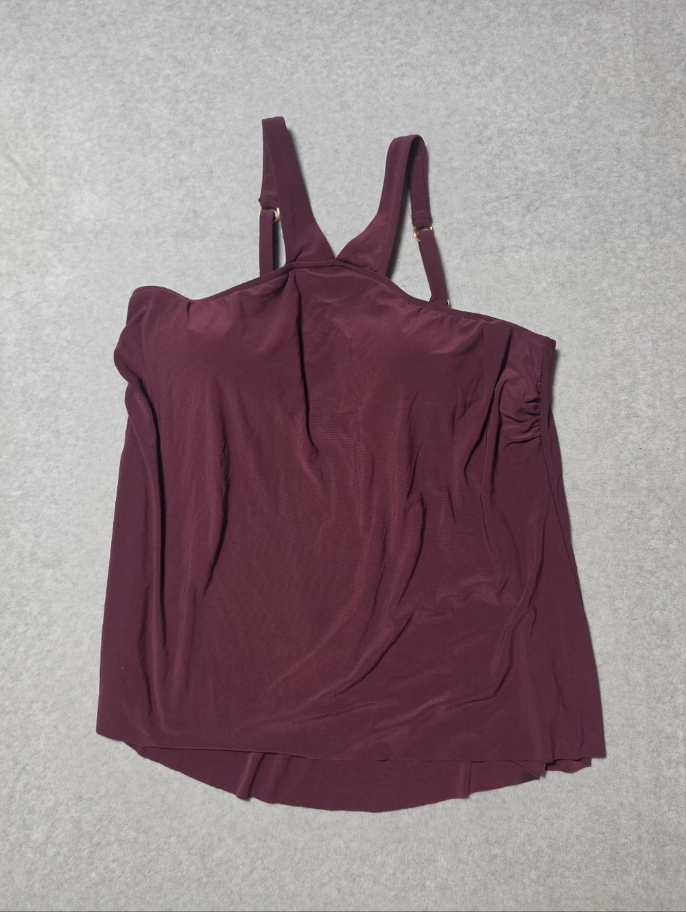Aqua Green Tankini Top XL Beach Coastal Summer Vacation